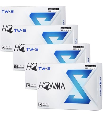 Amazon.co.jp: 本間ゴルフ HONMA ボール TW-S ボール 3ダースセット 3